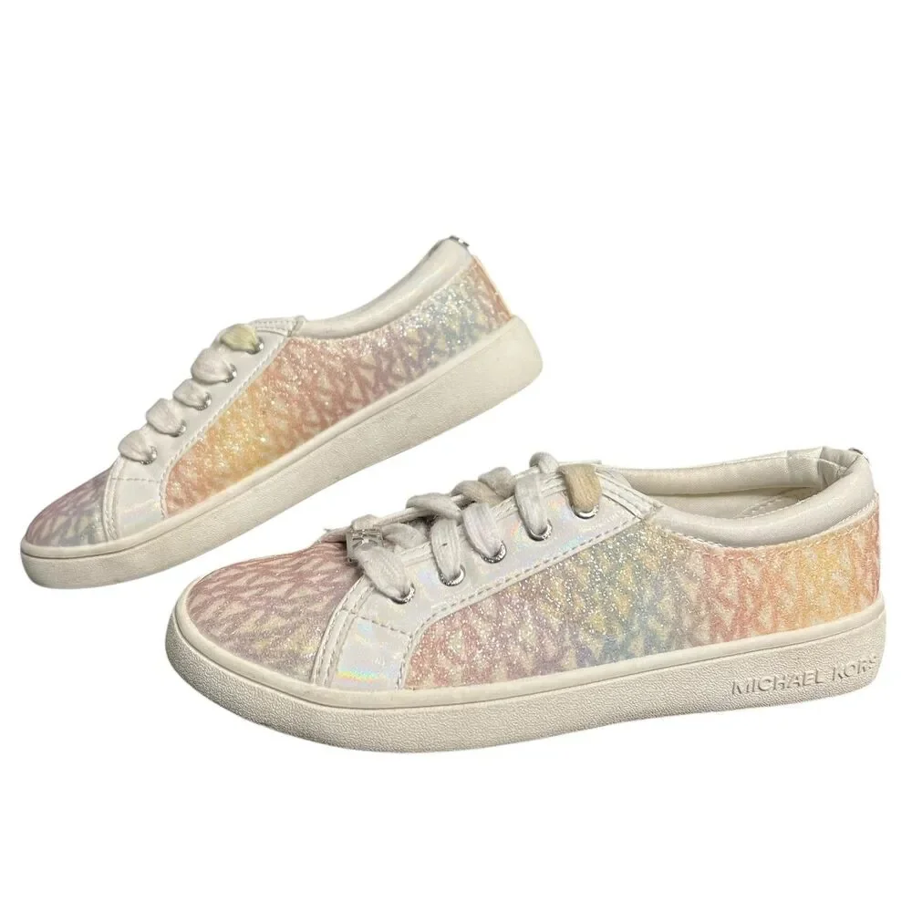 Michael Michael Kors Shoes Girls Size 2 Pastel Unicorn Glitter Jem Miracle-888